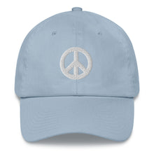 Load image into Gallery viewer, Low-Profile Cap with Peace Symbol
