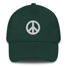 Load image into Gallery viewer, Low-Profile Cap with Peace Symbol
