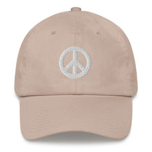 Load image into Gallery viewer, Low-Profile Cap with Peace Symbol
