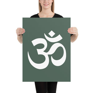 Poster with Om Symbol