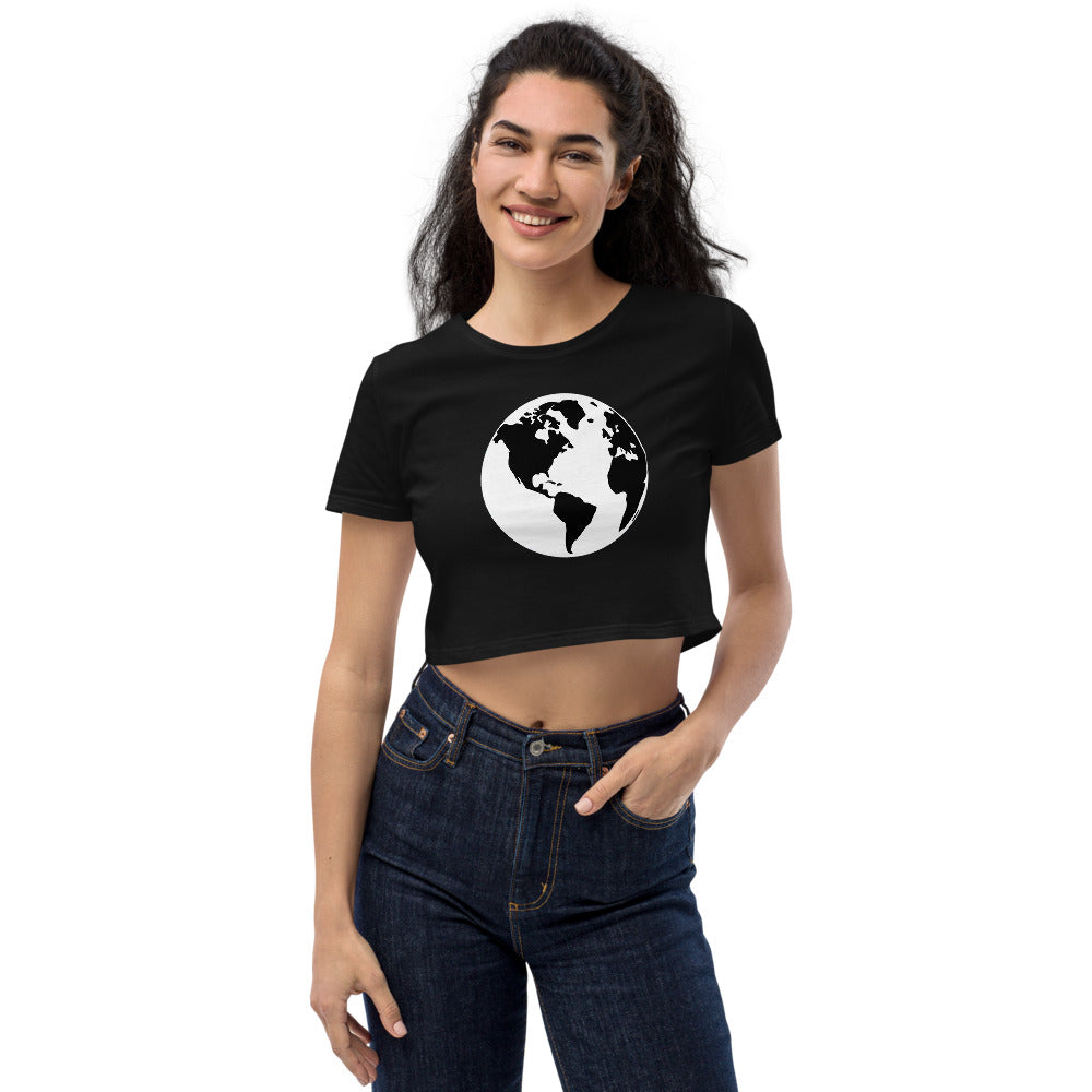 Organic Crop Top with Earth