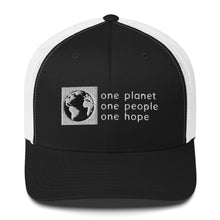 Load image into Gallery viewer, Structured Mesh-Back Cap with Box Logo and Globe
