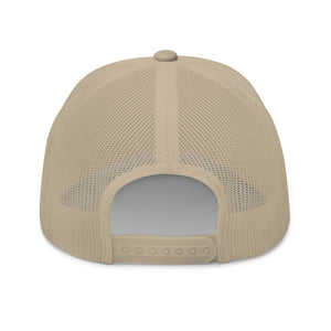 Structured Mesh-Back Cap with Six Words