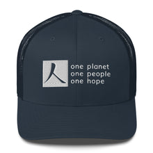 Load image into Gallery viewer, Structured, Mesh-Back Cap with Box Logo and Tagline
