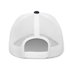 Structured Mesh-Back Cap with Six Words