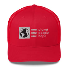 Load image into Gallery viewer, Structured Mesh-Back Cap with Box Logo and Globe
