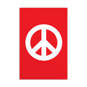 Postcard with Peace Symbol