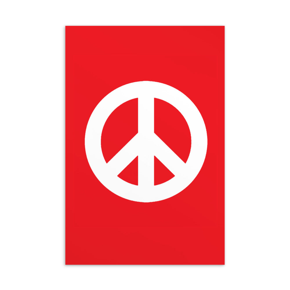Postcard with Peace Symbol