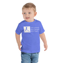 Load image into Gallery viewer, Toddler Short Sleeve Tee with Box Logo and Tagline
