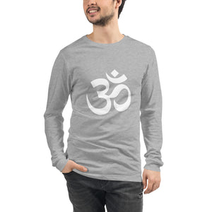 Unisex Long Sleeve Tee with Om Symbol