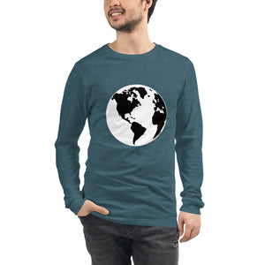 Unisex Long Sleeve Tee with Earth