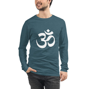 Unisex Long Sleeve Tee with Om Symbol