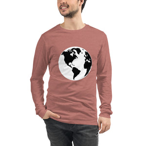 Unisex Long Sleeve Tee with Earth