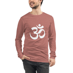 Unisex Long Sleeve Tee with Om Symbol