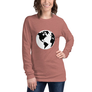 Unisex Long Sleeve Tee with Earth