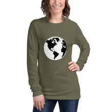 Load image into Gallery viewer, Unisex Long Sleeve Tee with Earth
