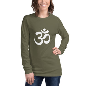 Unisex Long Sleeve Tee with Om Symbol