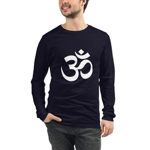 Unisex Long Sleeve Tee with Om Symbol