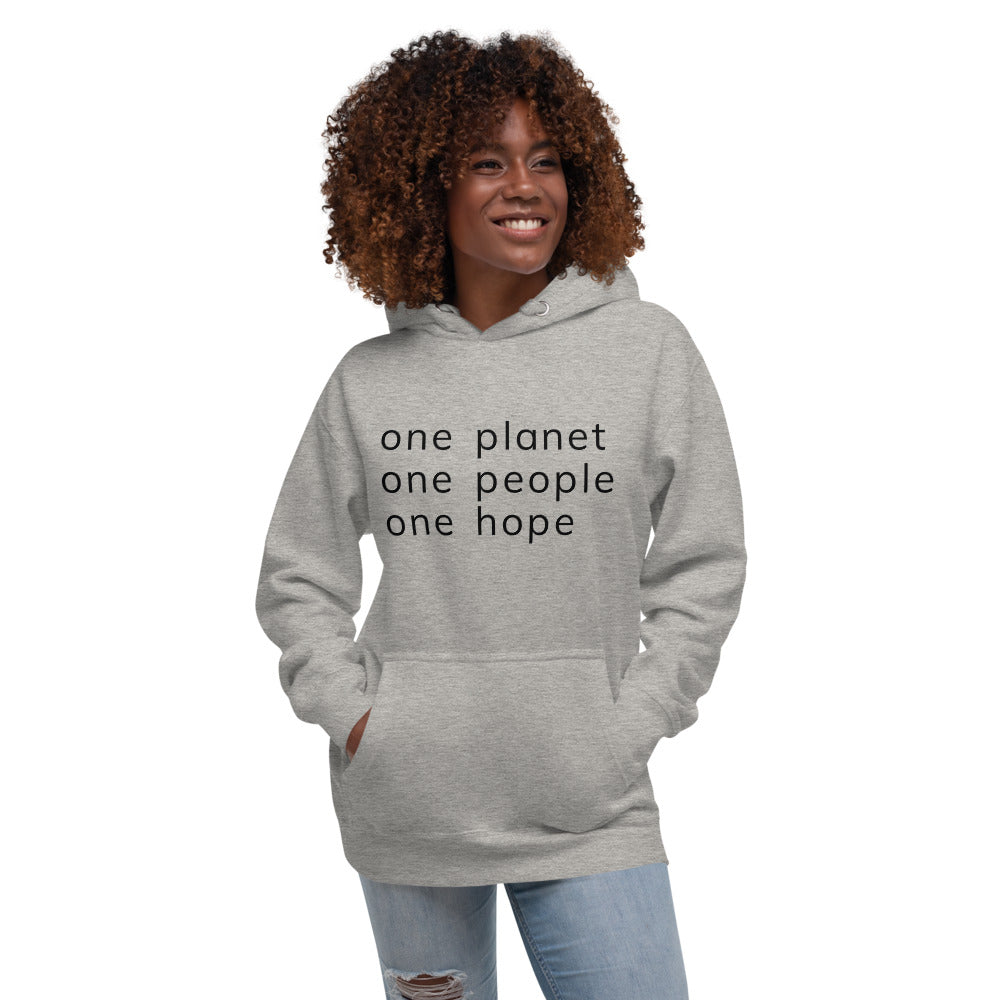 Unisex Hoodie with Six Words