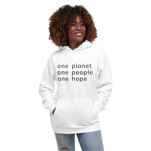 Load image into Gallery viewer, Unisex Hoodie with Six Words
