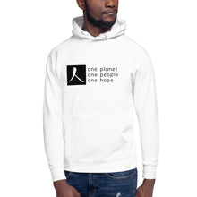 Load image into Gallery viewer, Unisex Hoodie with Box Logo and Tagline
