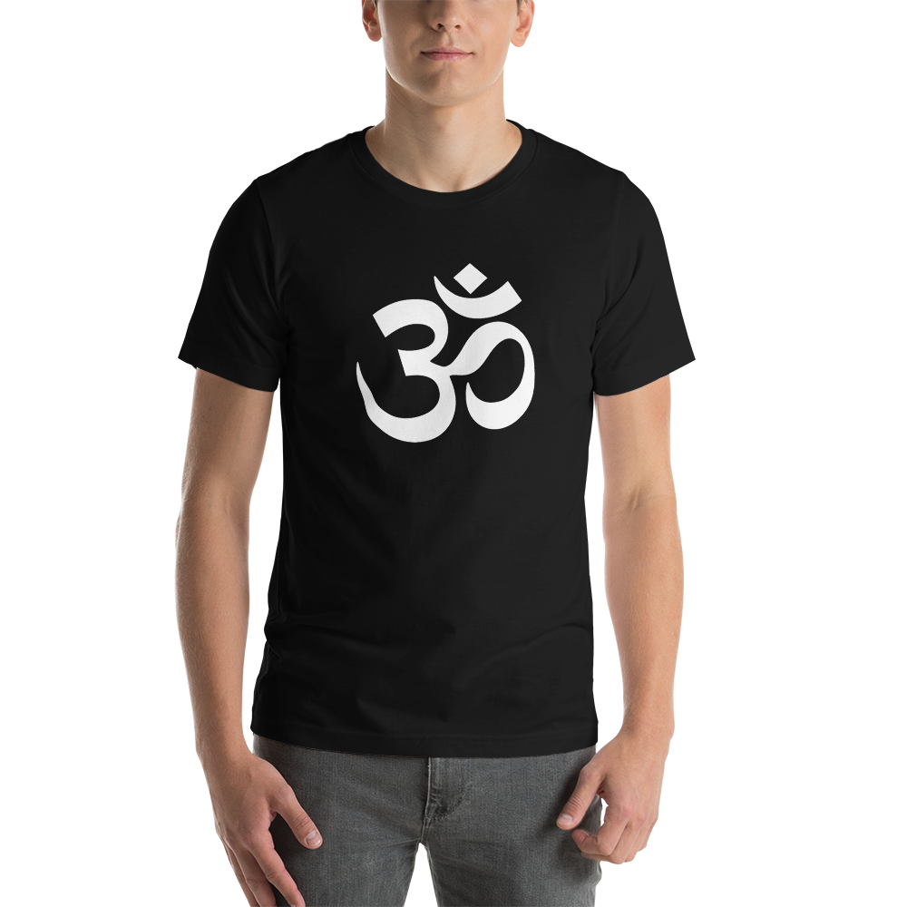 Short-Sleeve T-Shirt with Om Symbol