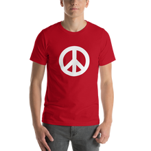 Load image into Gallery viewer, Short-Sleeve T-Shirt with Peace Symbol
