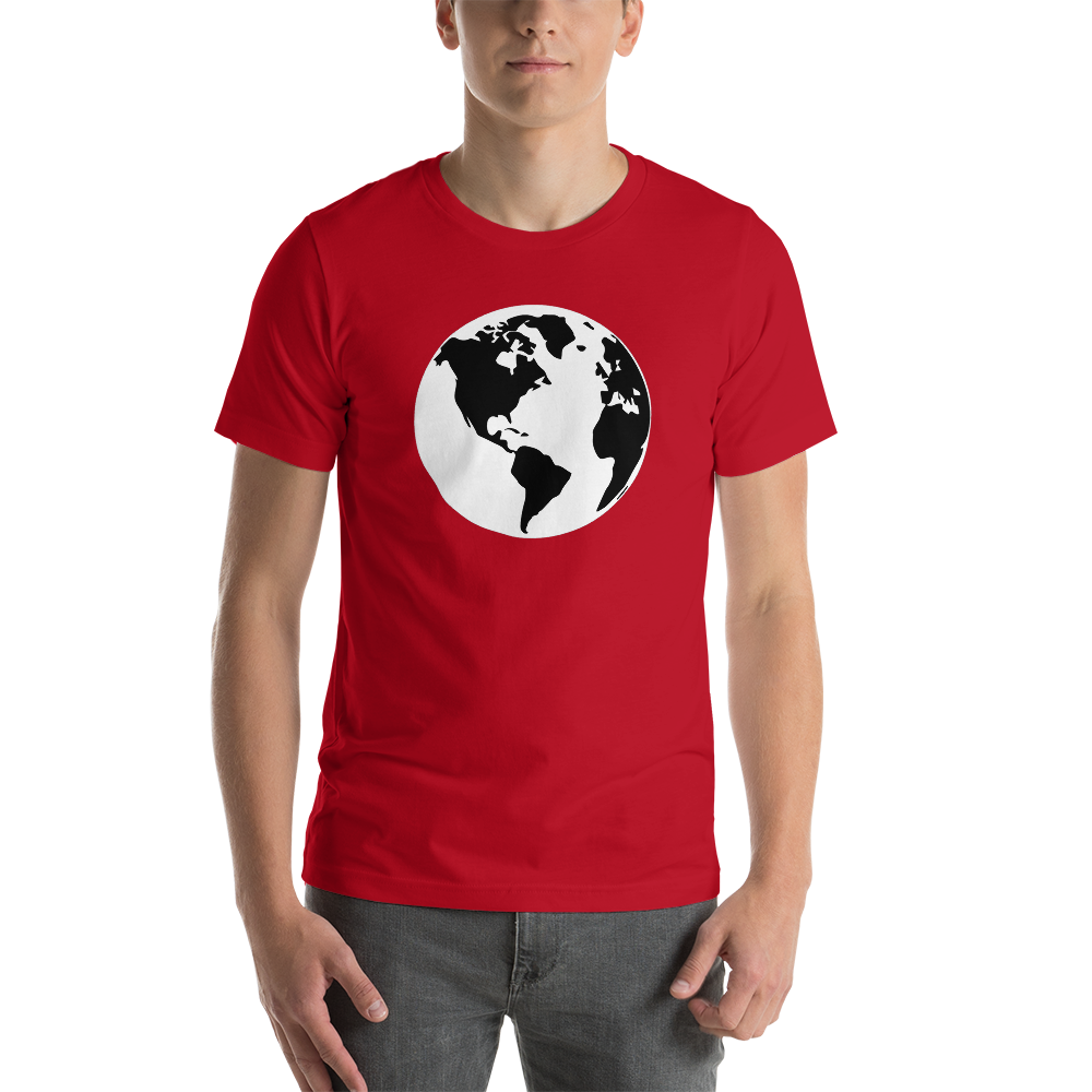 Short-Sleeve T-Shirt with Earth