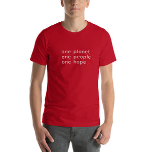 Short-Sleeve T-Shirt with Six Words