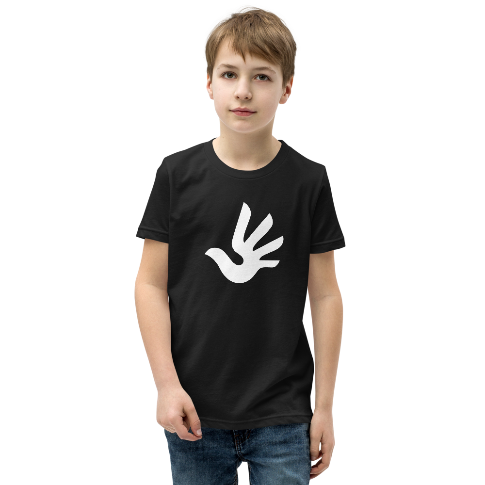 Youth Short Sleeve T-Shirt with Human Rights Symbol