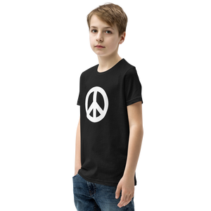 Youth Short Sleeve T-Shirt with Peace Symbol