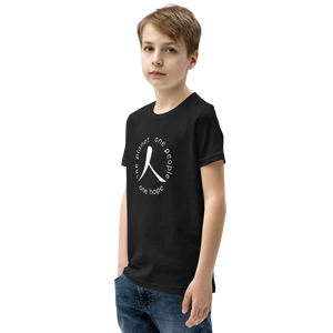 Youth Short Sleeve T-Shirt with Humankind Symbol and Globe Tagline