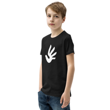 Load image into Gallery viewer, Youth Short Sleeve T-Shirt with Human Rights Symbol
