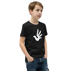 Youth Short Sleeve T-Shirt with Human Rights Symbol