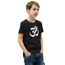 Load image into Gallery viewer, Youth Short Sleeve T-Shirt with Om Symbol
