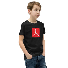 Load image into Gallery viewer, Youth Short Sleeve T-Shirt with Red Hanko Chop
