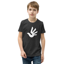 Load image into Gallery viewer, Youth Short Sleeve T-Shirt with Human Rights Symbol
