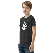 Load image into Gallery viewer, Youth Short Sleeve T-Shirt with Human Rights Symbol
