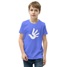 Load image into Gallery viewer, Youth Short Sleeve T-Shirt with Human Rights Symbol
