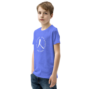 Youth Short Sleeve T-Shirt with Humankind Symbol and Globe Tagline