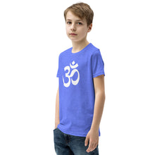 Load image into Gallery viewer, Youth Short Sleeve T-Shirt with Om Symbol
