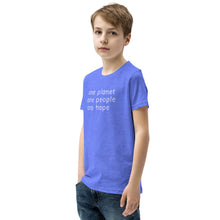 Load image into Gallery viewer, Youth Short Sleeve T-Shirt with Six Words
