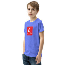 Load image into Gallery viewer, Youth Short Sleeve T-Shirt with Red Hanko Chop
