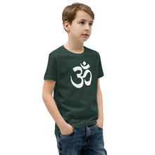 Load image into Gallery viewer, Youth Short Sleeve T-Shirt with Om Symbol
