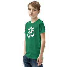 Load image into Gallery viewer, Youth Short Sleeve T-Shirt with Om Symbol
