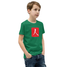 Load image into Gallery viewer, Youth Short Sleeve T-Shirt with Red Hanko Chop
