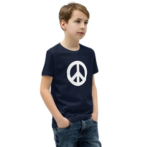 Youth Short Sleeve T-Shirt with Peace Symbol