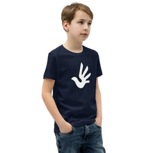 Load image into Gallery viewer, Youth Short Sleeve T-Shirt with Human Rights Symbol
