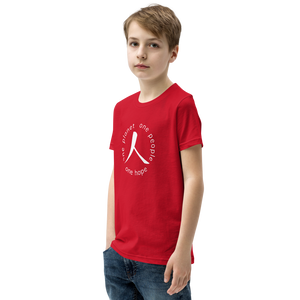 Youth Short Sleeve T-Shirt with Humankind Symbol and Globe Tagline