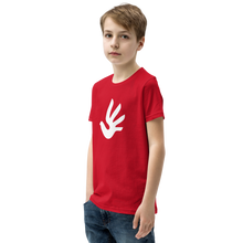 Load image into Gallery viewer, Youth Short Sleeve T-Shirt with Human Rights Symbol
